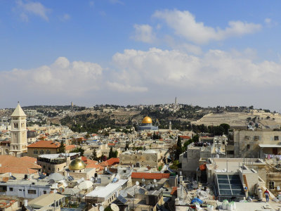 Looking at the Rock of the Dome from the Old City of Jerusalem 28 Oct, 17