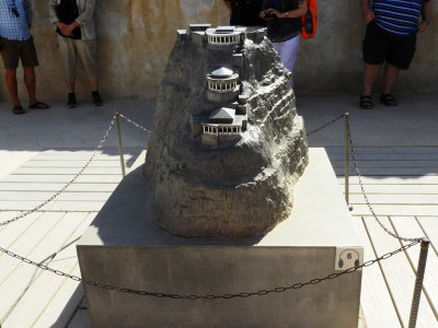 A model of Herod's Palace - Masada