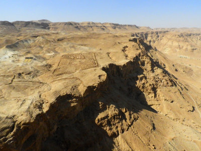 View of the countryside below Masada 29 Oct, 2017