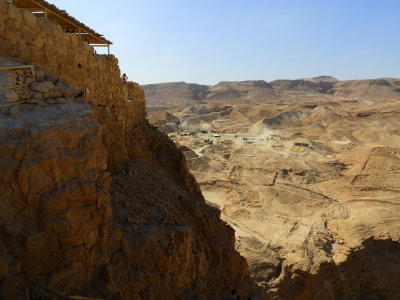 View of the countryside below Masada 29 Oct, 2017