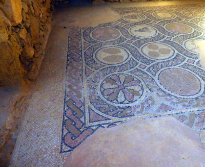 Floor murals inside the Byzantine Church 29 Oct, 2017