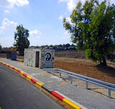  Another bus stop with a bomb shelter next to it 30 Oct 17