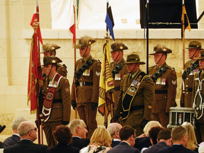 The Honour Guard at the Service 31 Oct, 17