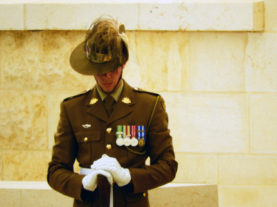 The Honour Guard at the Service 31 Oct, 17