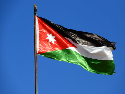 Jordanian flag 2 Nov, 17