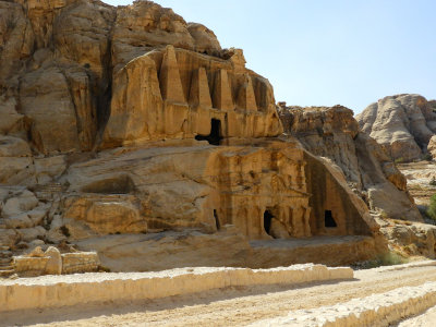 One of the hundreds of buildings, tombs and temples at Petra