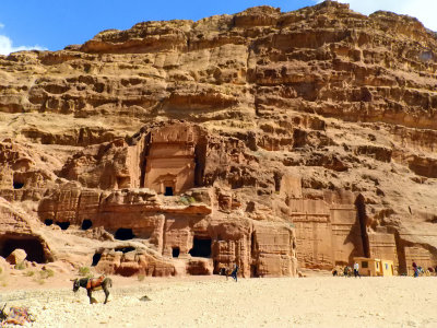 One of the hundreds of buildings, tombs and temples at Petra