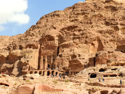 One of the hundreds of buildings, tombs and temples at Petra