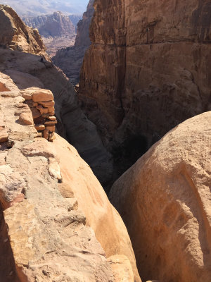 Looking back over the cliffs 3 Nov, 17