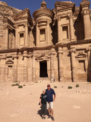 Dave and I in front of the Ad-Deir 3 Nov, 17