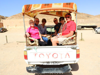 Getting ready for our tour of Wadi Rum 4 Nov, 17