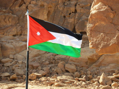 Jordanian flag 4 Nov, 17