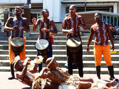 Entertainment at the Victoria and Albert Waterfront, Cape Town 24 Jan, 18