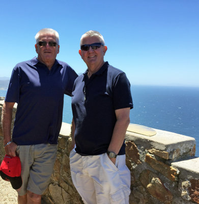 Dave and Jack at the Cape of Good Hope 25 Jan, 18