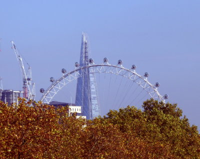 the London Eye and the Shard