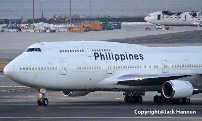 PAL 747 @ SFO. Philippine Aviation