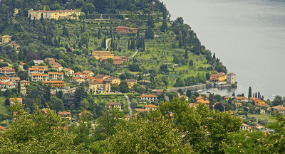OUR VILLA IS THERE--SOMEWHERE