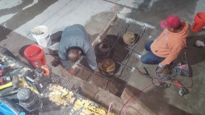 grease trap clean out and installation