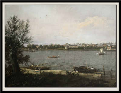 Chelsea from the Thames at Battersea Reach, 1751