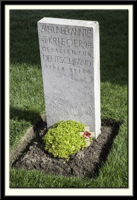 One of the Few German Graves