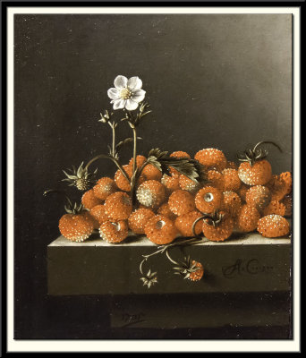 Still Life with Wild Strawberries, 1705