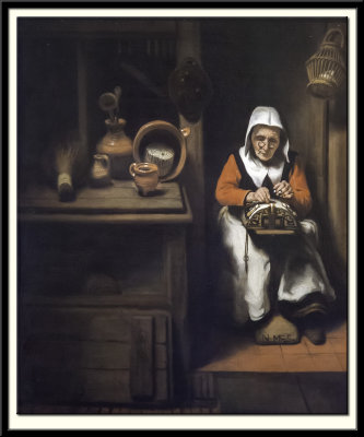 The Old Lacemaker, 1655