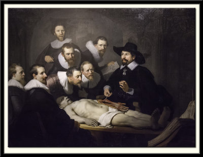 The Anatomy Lesson of Dr Nicolaes Tulp, 1632