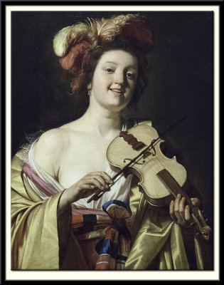 Woman Playing the Violin, 1626