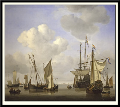 Ships in the Roads, 1658