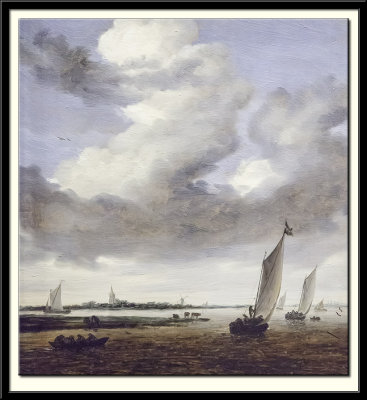 View of Beverwijk from the Wijkermeer, 1661