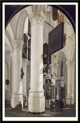 The Tomb of William the Silent in the Niewe Kerk in Delft, 1651
