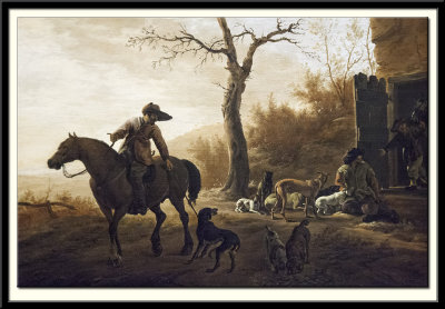 Landscape with Hunters, 1640