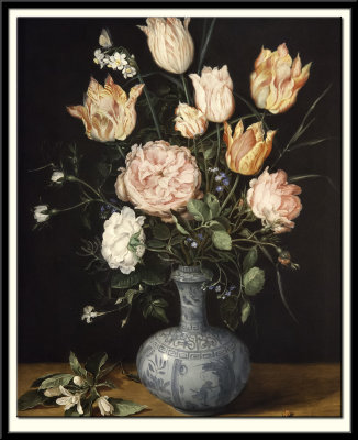 Flowers in a Wan-Li Vase, 1610-15