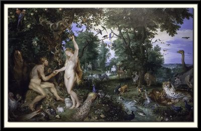 The Garden of Eden with the Fall of Man, 1615 