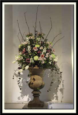 The Beautiful Flowers througout the Galleries are a gift of the Johan Maurits Compagnie Foundation
