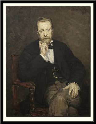 Portrait of the Artist Jean Capeinick, 1881
