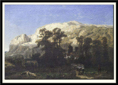 Mountainous Landscape at Marche-les-Dames,1853