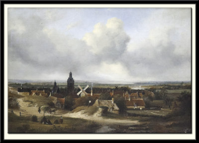 Panoramic View of a Town, 1865