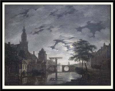 Dutch Town by Moonlight, 1826