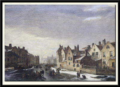 Winter Scene in Ghent, 1838