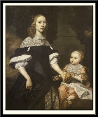 Portrait of a Woman and Child, 1667