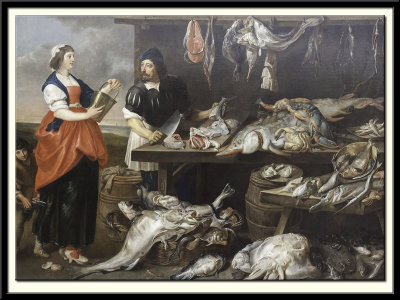 Fishmonger's Stall, 1640