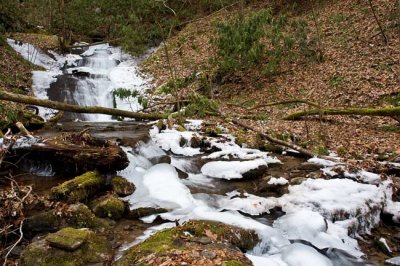 waterfall on Wolf Creek near Cullowhee 1