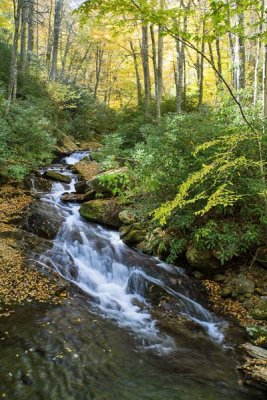 waterfall on Right Prong of the South Toe River 2