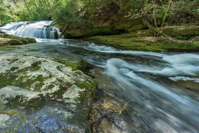 waterfall on Eastatoe Creek 1