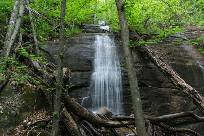 waterfall on West Fork of Wattacoo Creek