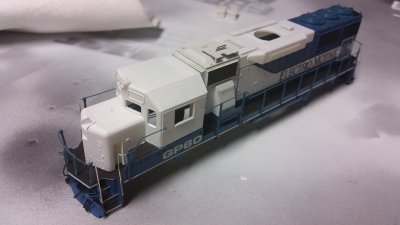 GP60 Demonstrator cab/nose and Phase 1 dynamic hatch