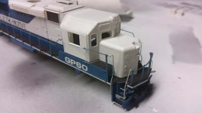 GP60 Demonstrator cab/nose and Phase 1 dynamic hatch