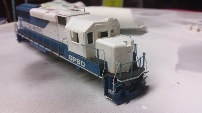 GP60 Demonstrator cab/nose and Phase 1 dynamic hatch