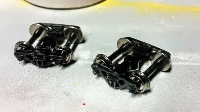 Athearn Impack Trucks with Walthers 28 Wheels
